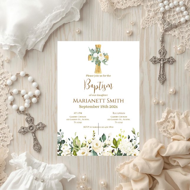 Invitación Boho Baptism  (Subido por el creador)