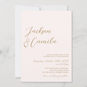Invitación Boho Beach Wedding