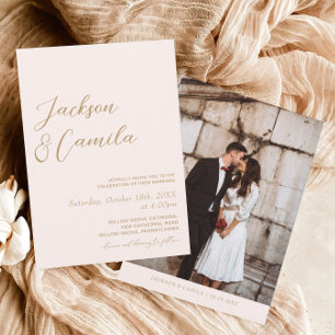 Invitación Boho Beach Wedding