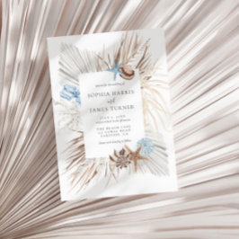 Invitación Boho Beach Wedding