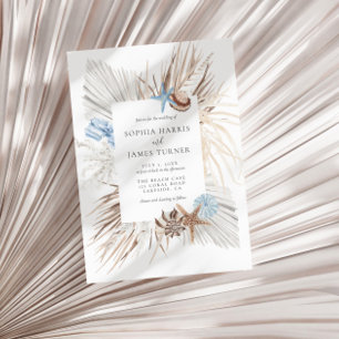 Invitación Boho Beach Wedding