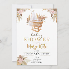 Invitación Boho Bebé