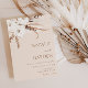 Invitación Boho Beige White Floral All Seasons Boda (Subido por el creador)