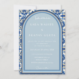 Invitación Boho Bliss: Ceremonia de Boda de Teja de Verano Ch