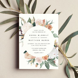 Invitación Boho Blooms | Boda floral moderno
