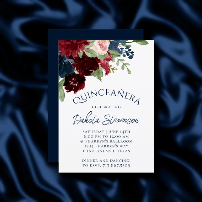 Invitación Boho Blooms | Nacimiento de la Armada Rusa y Borgo (Subido por el creador)