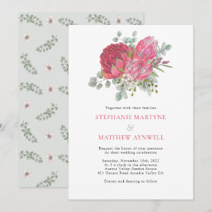 Invitación Boho Boda de Eucaliptos Frorales Botánicos