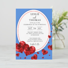 Invitación Boho Boda, Pampas grass set, Moderno Boda