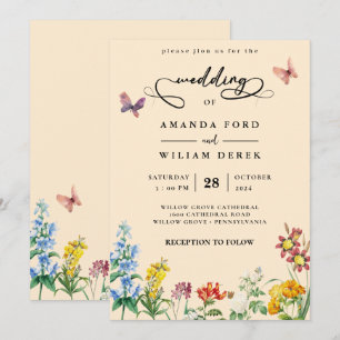 Invitación Boho Boho Garden Wedding