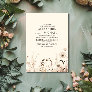 Invitación Boho Boho Garden Wedding