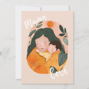 Invitación Boho Botanical Mother & Baby Shower Invitation