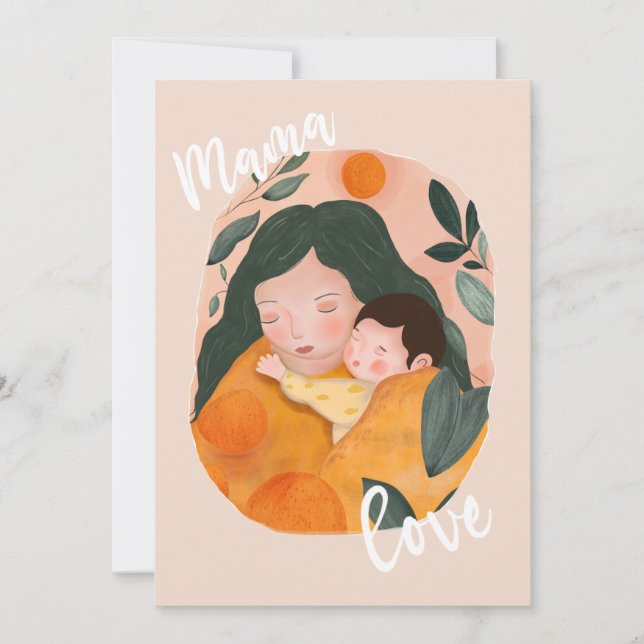 Invitación Boho Botanical Mother & Baby Shower Invitation (Anverso)