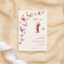 Boho Butterfly 1er Cumpleaños 
