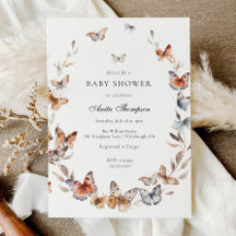Boho Butterfly Baby Shower