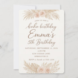 Invitación Boho Chic/Cortadera