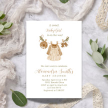 Boho Clothesline Chica Baby Shower