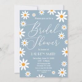 Invitación Boho Daisies Bridal Shower party