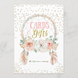 Invitación Boho Dreamcatcher Cards Gifts Rótulo 5x7"