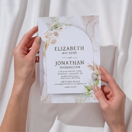 Invitación Boho Elegant Wedding