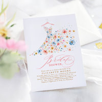 Boho Elegant Wildflower Floral Bridal Shower