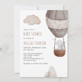 Invitación Boho Elephant Baby Shower