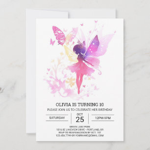 Invitación Boho encantó la celebración del cumpleaños de los