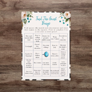 Invitación Boho Encuentra el Juego de Bingo para la Fiesta de