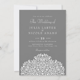 Invitación Boho Ethnic Botanical Accent Wedding