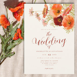 Invitación Boho Fall Wedding
