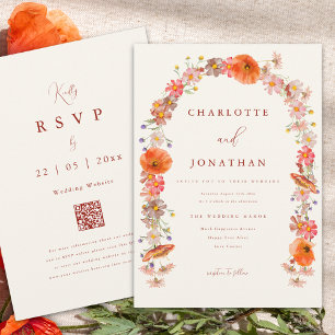 Invitación Boho Fall Wedding