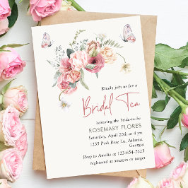 Invitación Boho Floral Bridal Tea Brodal Shower