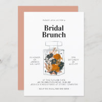 Boho Floral Perfume Bridal Brunch Pink Shower