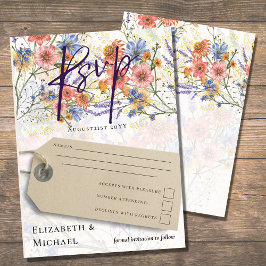 Invitación Boho Floral RSVP