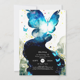 Invitación Boho Fun Butterfly Cumpleaños