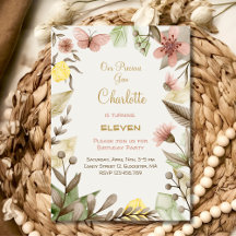 Boho Gems Cristales Antiguos acuarela cumpleaños