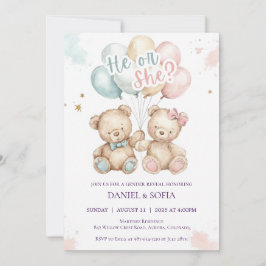 Invitación Boho Gender Reveal Invitation Neutral Baby