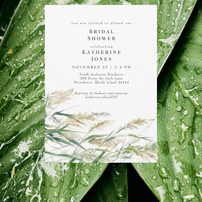 Invitación Boho Grass Bridal Shower (Subido por el creador)