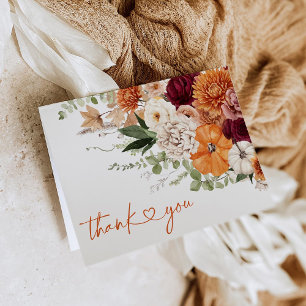 Invitación Boho Harvest Fall In Love Bridal Shower