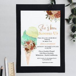 Invitación Boho helado de ducha de novia que le han sacado.