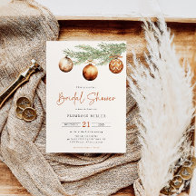 Boho Holiday Bridal Shower Winter