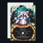 Invitación Boho Kids Raccoon Cumpleaños<br><div class="desc">Comienza tu celebración festiva con nuestra invitación de cumpleaños "Boho Kids Raccoon". Estas invitaciones incluyen un atuendo de estilo bohemio que se ilustra a la perfección con un mapache, como la cabeza con plumas y el pañuelo con estampado, todo ello con un fondo de coloridos patrones de boho y elementos...</div>