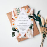 Invitación Boho LG Text Boho Copper Pampas Boda floral 3<br><div class="desc">Coincide con el tema bohemio con el texto más grande del Boho Bohemian Pampas Grass & Copper, invitación a la boda con flores de Beige. Tiene texto más grande para una lectura más fácil. Flores blancas y de cobre, eucaliptos, hojas de cobre y pampas fueron pintadas a mano, creando esta...</div>
