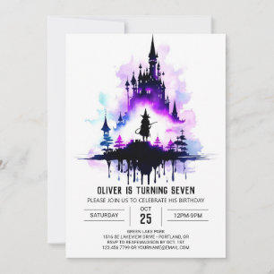 Invitación Boho Little Wizard Cumpleaños mágico