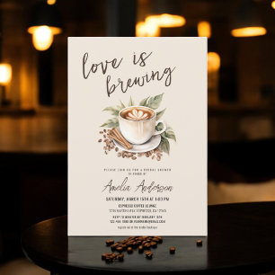 Invitación Boho Love está preparando una ducha de novia
