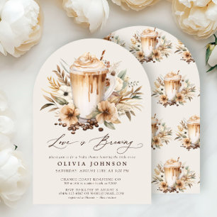 Invitación Boho Love está preparando una ducha de novia