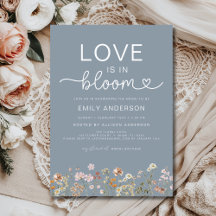 Boho Love in Bloom Wildflower Bridal Shower