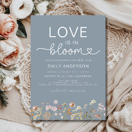 Invitación Boho Love in Bloom Wildflower Bridal Shower