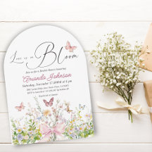 Boho Love in Boom Wildflower Bow Bridal Shower