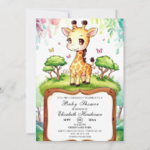 Boho Magic Giraffe Baby Shower