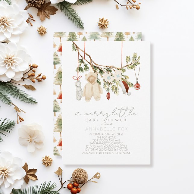 Invitación Boho Merry Little Baby Ropa Lavadora Baby Shower (Subido por el creador)